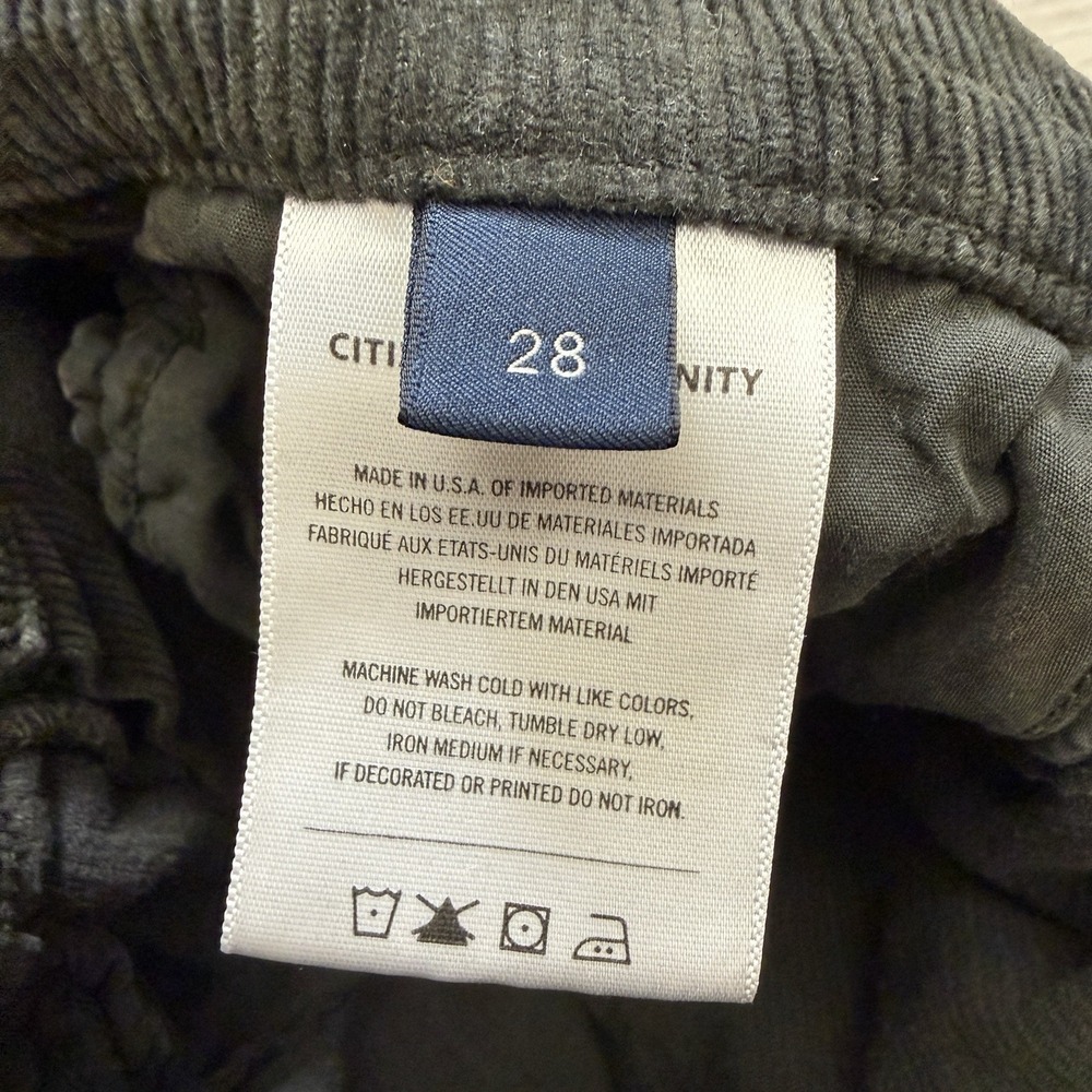 Citizens of Humanity Paloma Wide Leg Corduroy Pants Women's 28 Olive High Rise - Picture 8 of 14